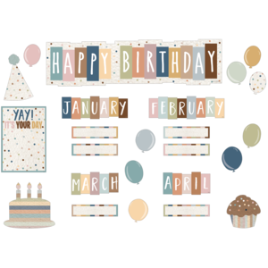 Teacher Created Everyone is Welcome Happy Birthday Mini Bulletin Board (TCR 7123)