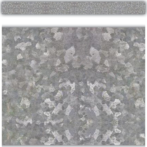 Teacher Created Galvanized Metal Straight Border Trim, 12 pieces, 3'' x 35'' (8637)