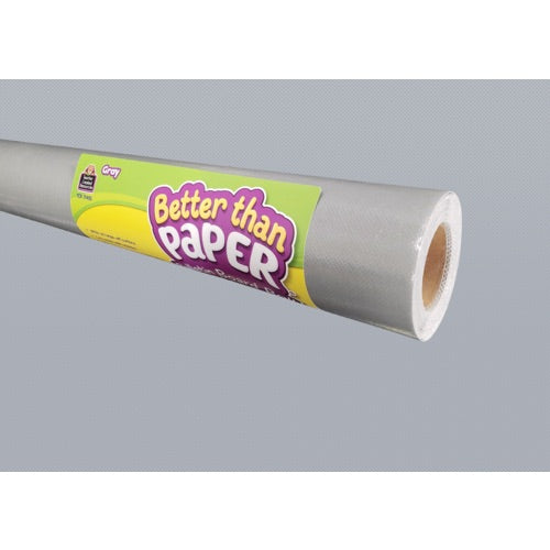 Teacher Created GRAY Better Than Paper Bulletin Board Roll,  4' x 12' (TCR 77493)