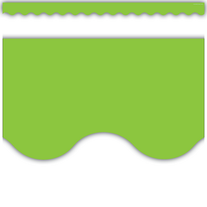 Teacher Created Lime Scalloped Border Trim (TCR 6001)
