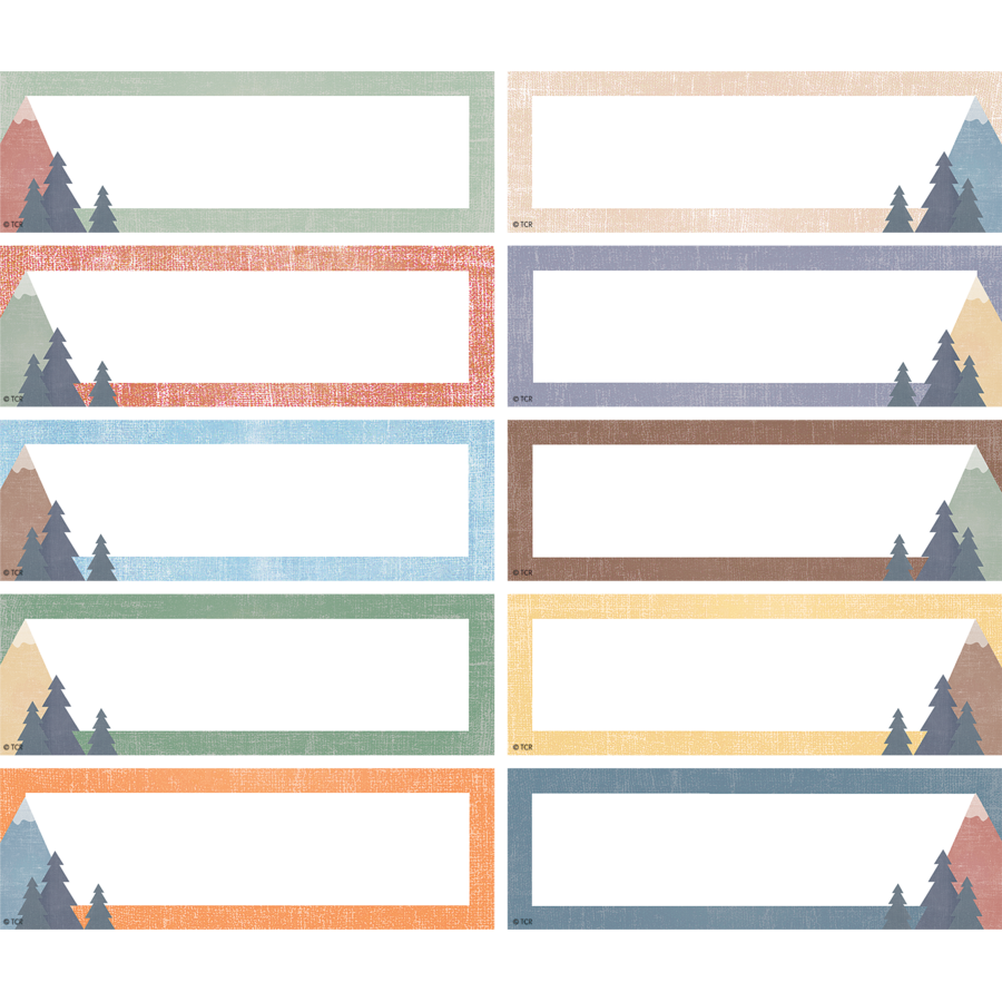 Teacher Created Moving Mountains Labels Magnetic Accents (TCR 77065)