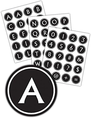 Teacher Created Resources Black and White Alphabet Stickers (TCR 5602)