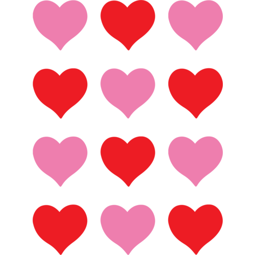 Teacher Created Resources Hearts Mini Accents, 36 Pack (TCR 8739)