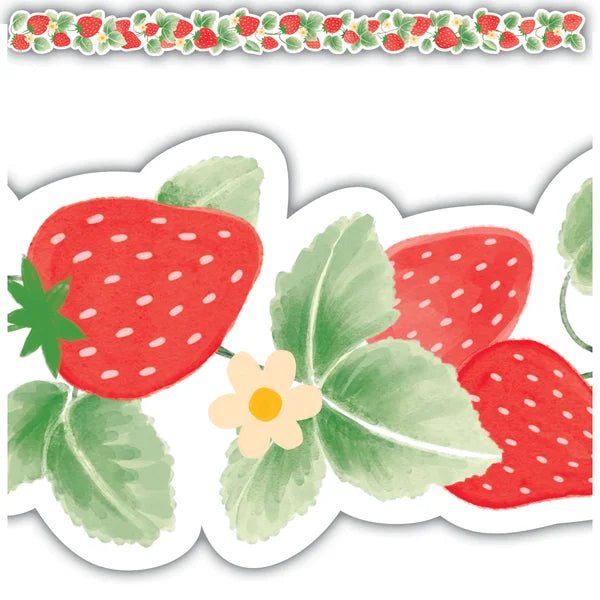 Teacher Created Resources Strawberry Patch Die-Cut Border Trim (TCR 8359)