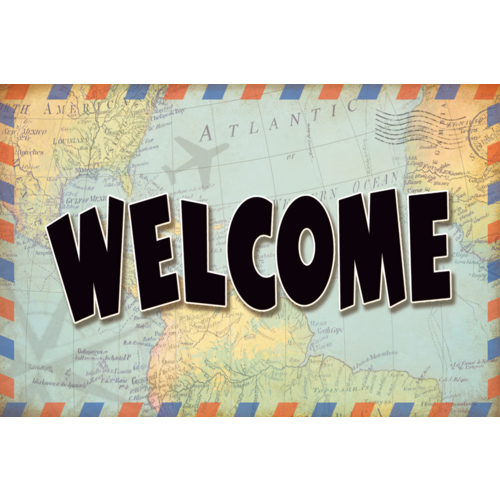 Teacher Created Travel the Map Welcome Postcards (TCR8565)