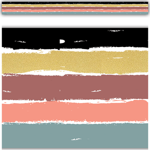 Teacher Created Wonderfully Wild Stripes Straight Border Trim (TCR 6687)