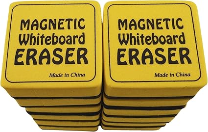 The Pencil Grip Magnetic Whiteboard Eraser, Pack of 24 (TPG 3552)