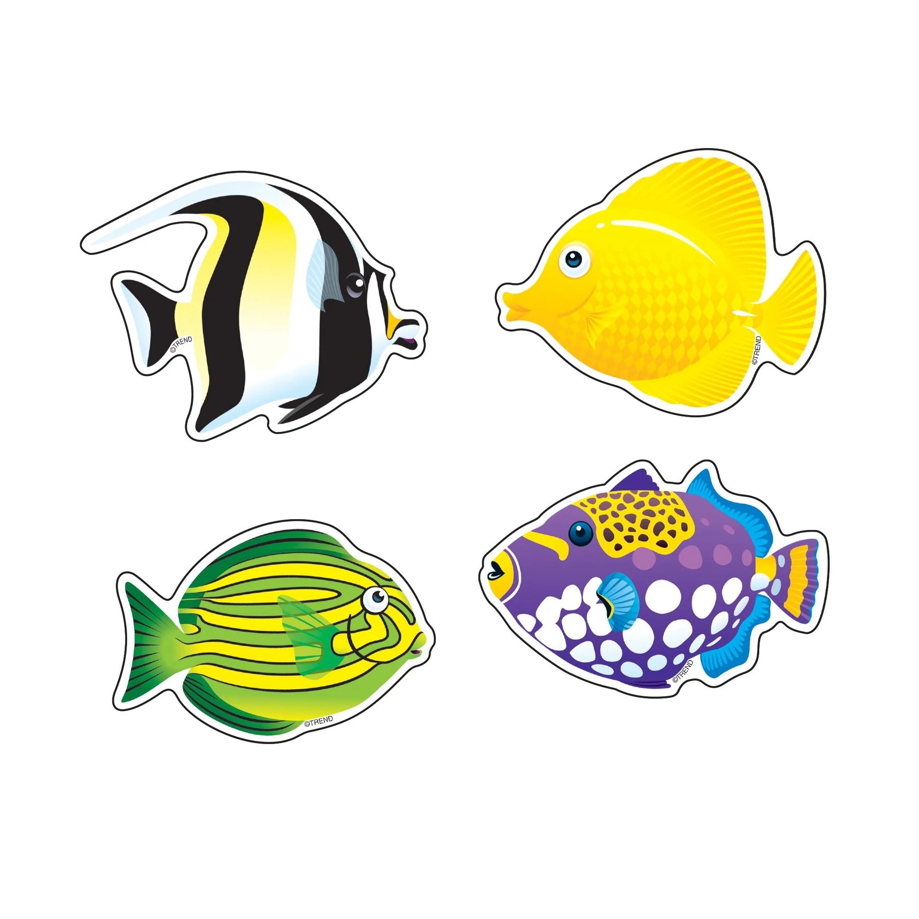 Trend Mini Accents, Fish, 36 Count (T 10822)