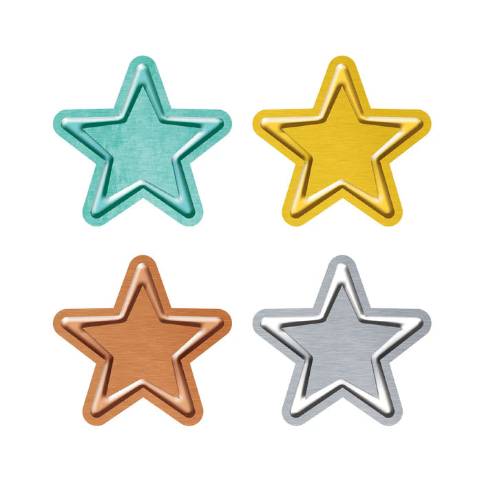 Trend Mini Accents, Metal Stars, 36 Count (T 10733)
