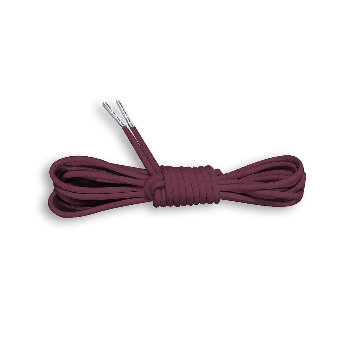 BURGUNDY COTTON SHOE LACES