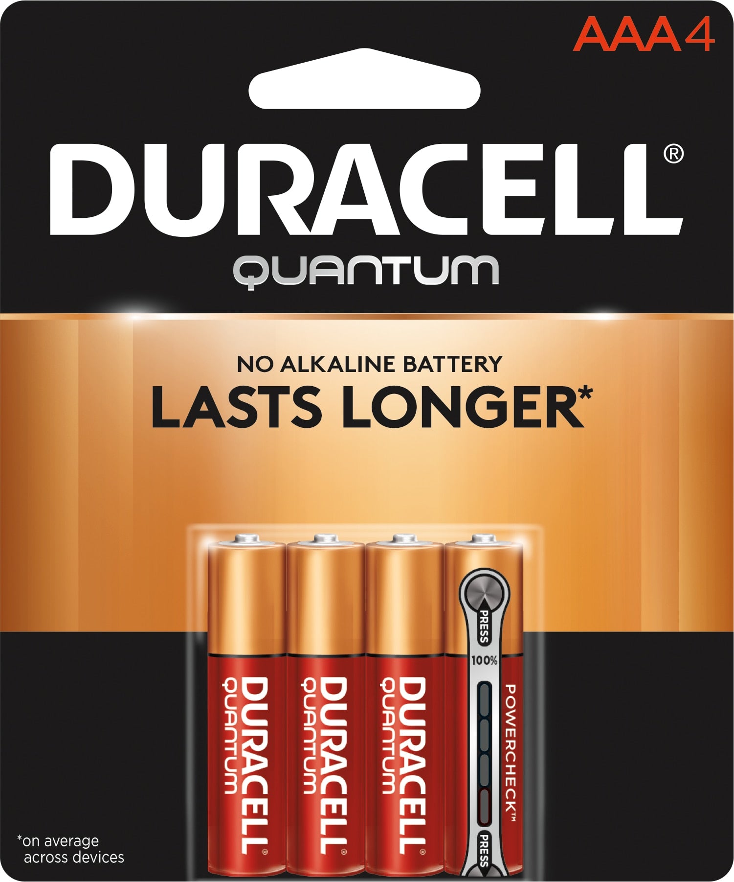 DURACELL QUANTUM AAA 4PK BATTERY