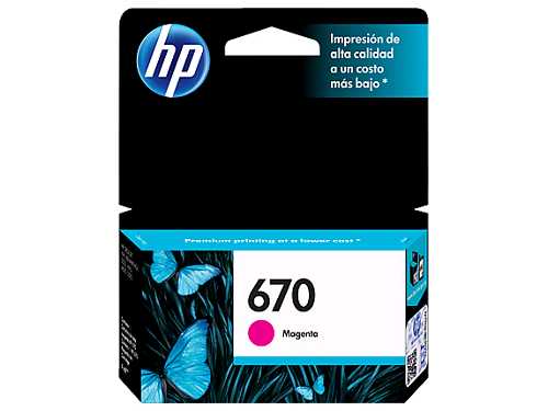HP 670 MAGENTA INK