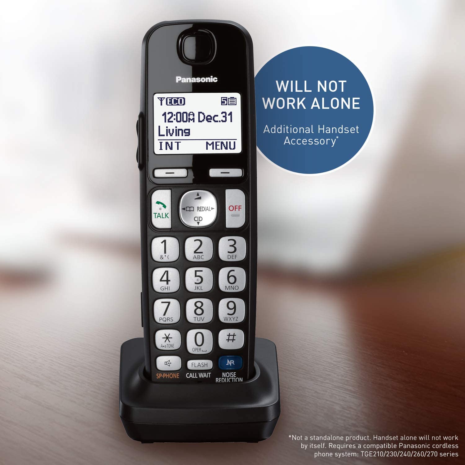 Panasonic KX-TGEA20B Digital Cordless Handset
