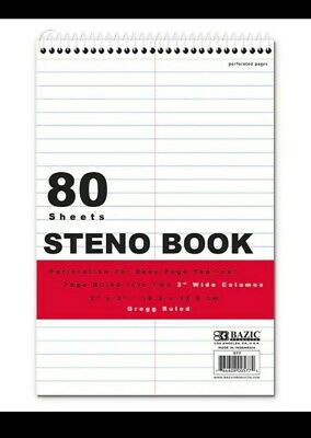 STENO PAD NOTE BOOK 80 SHEET ROBIN