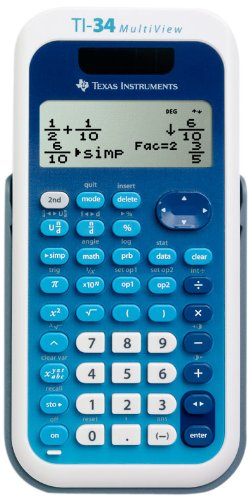 TEXAS INSTRUMENTS TI34 MULTIVIEW SCIENTIFIC BULK CALCULATOR