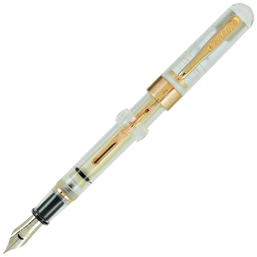 Conklin Mark Twain Demonstrator Fountain Pen with Rose Gold Trim (Limited Edition)Extra-Fine