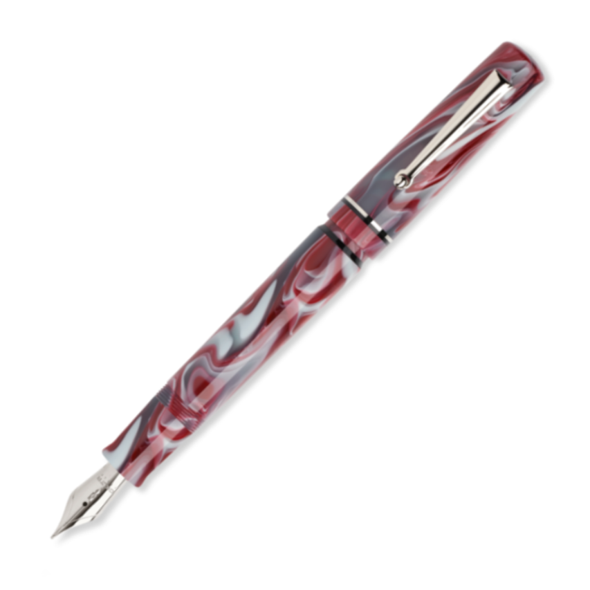 Delta Spaccanapoli Fountain Pen - Ruffo Pink SwirlExtra-Fine