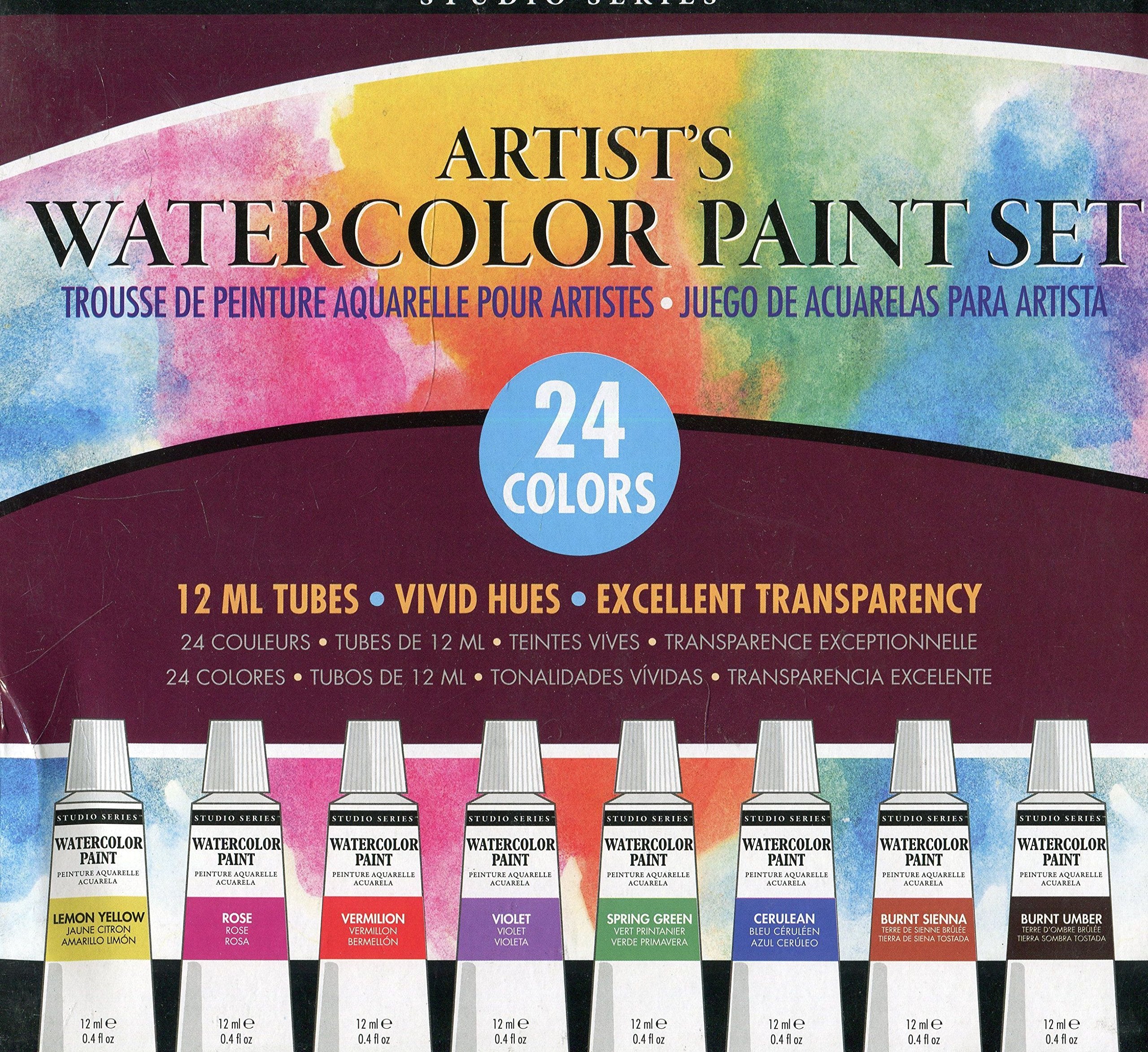 STUDIO SERIES ARTIST'S WATERCOLOR PAINT SET