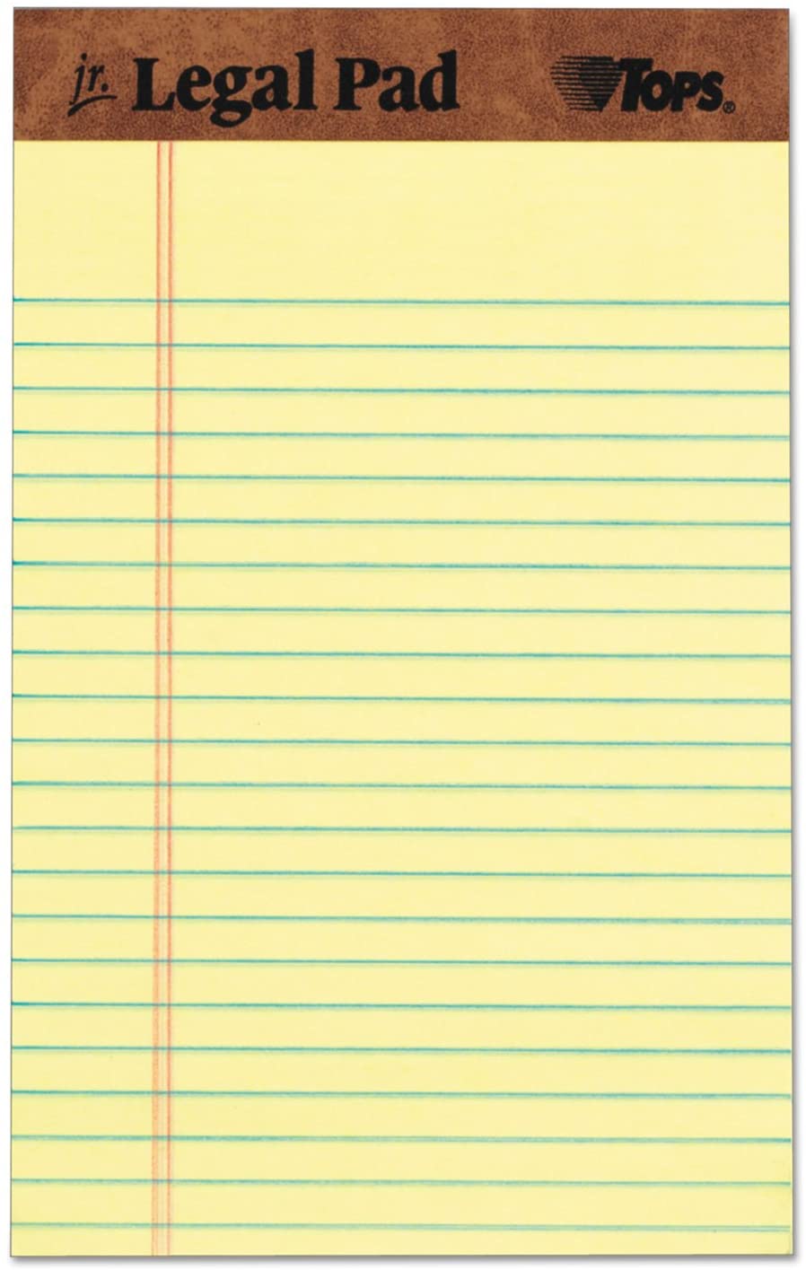 TOPS 5" x 8" WRITING PAD CANARY
