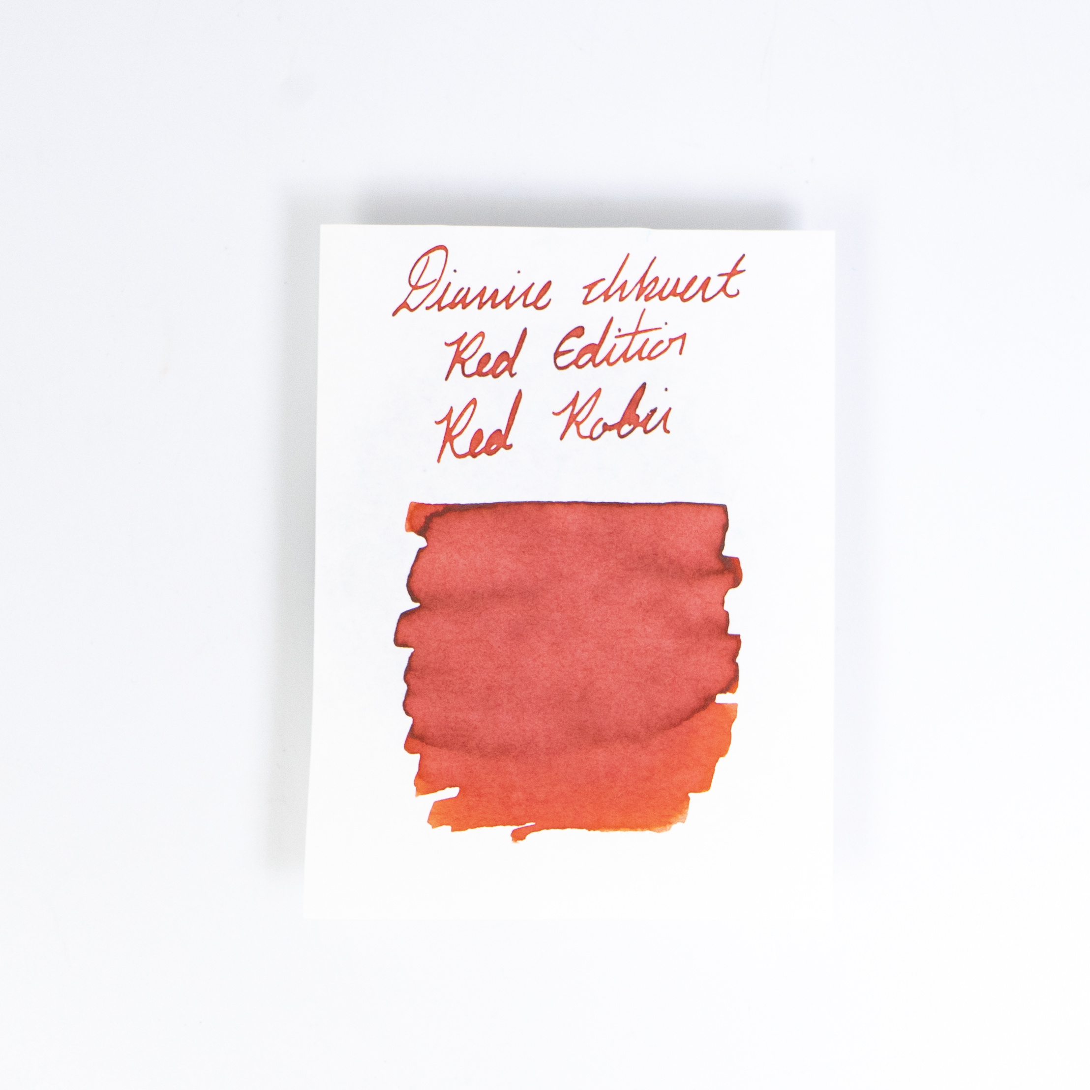 Diamine Red Robin (50ml) Bottled Ink - Red Edition