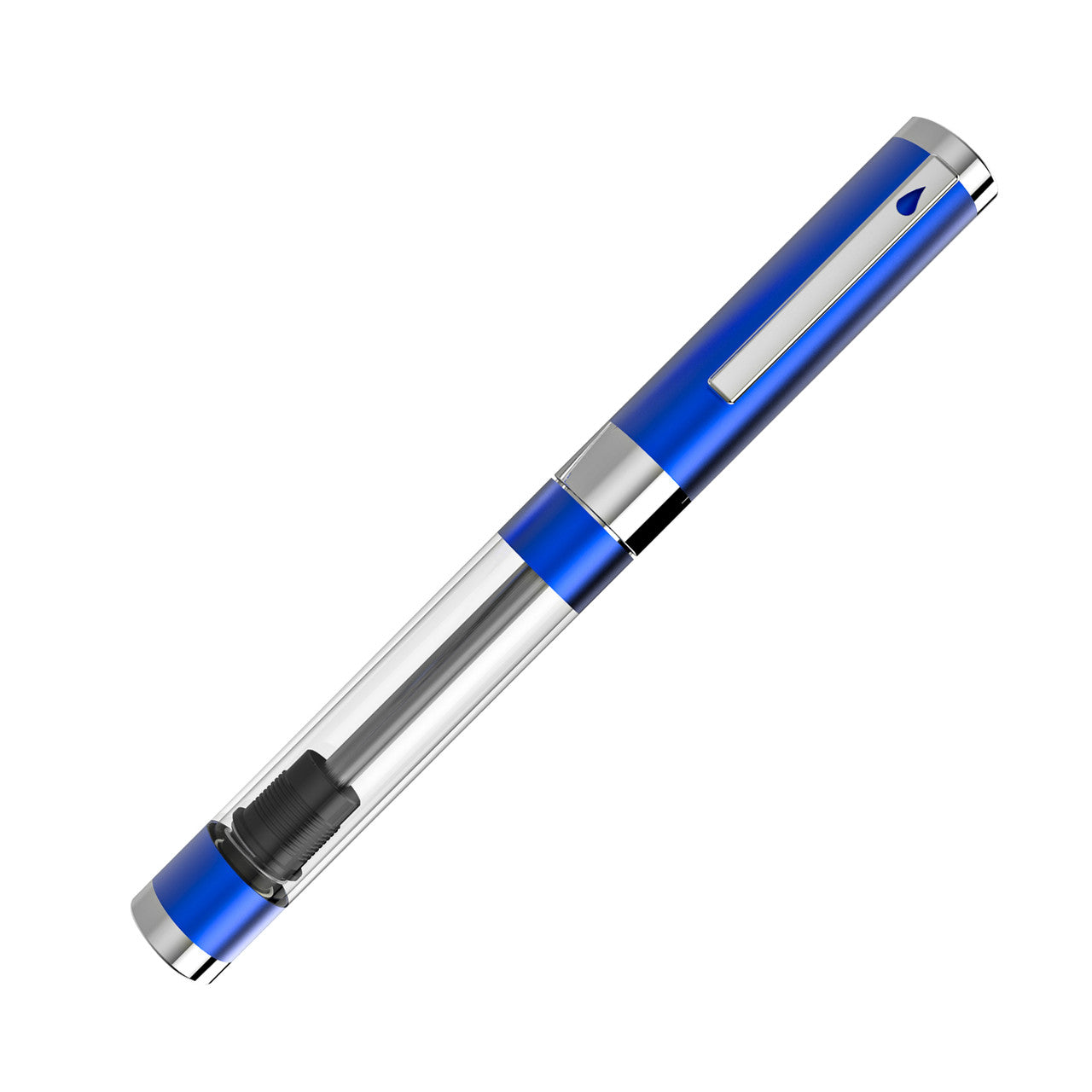 Diplomat Nexus Fountain Pen - Blue and Chrome (Numbered Edition)Fine