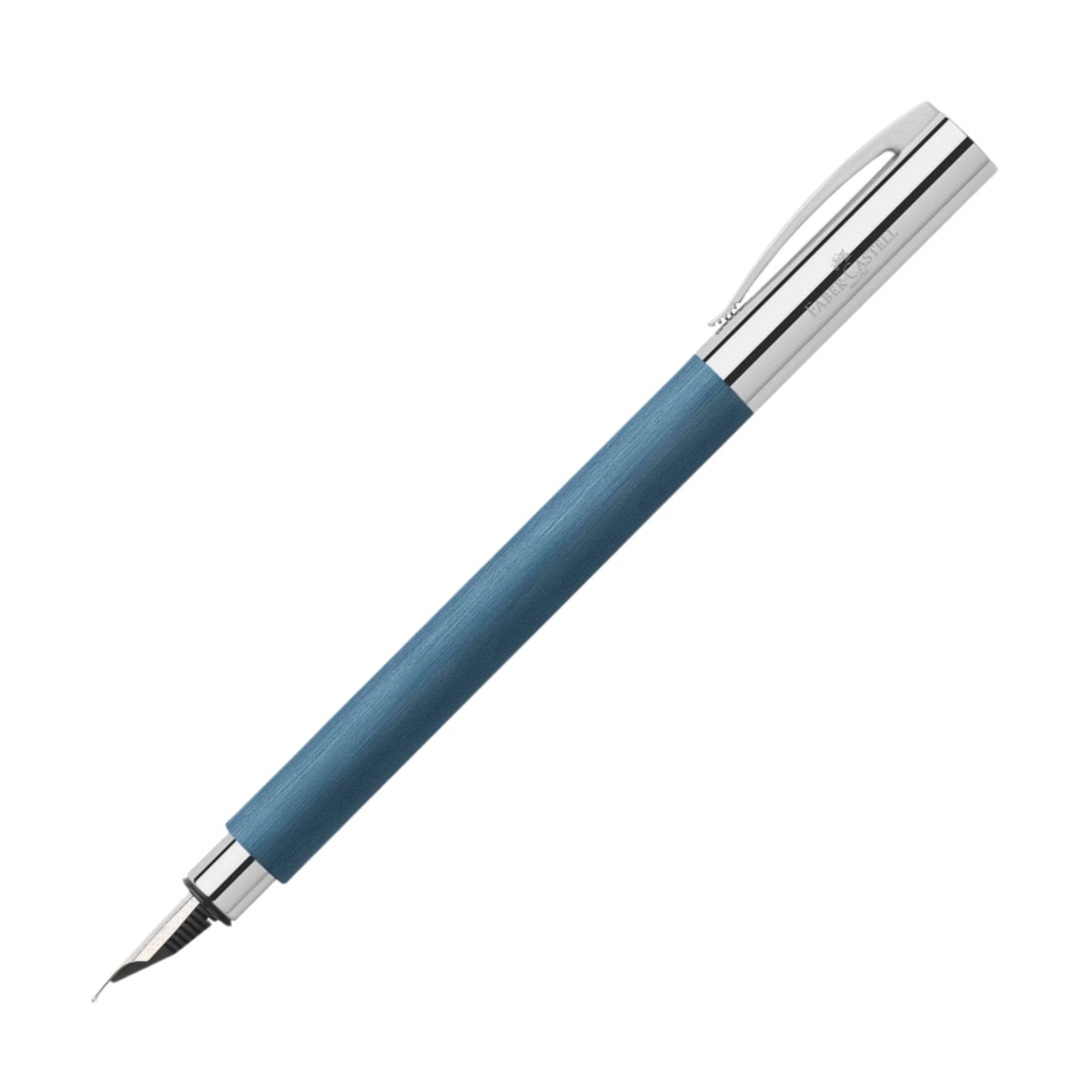 Faber-Castell Ambition Fountain Pen - Blue ResinExtra-Fine