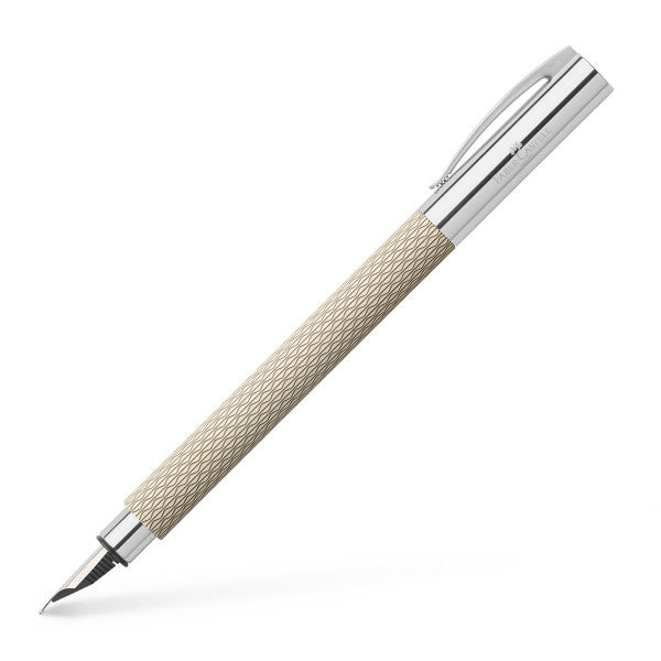 Faber-Castell Ambition Fountain Pen - OpArt White SandMedium