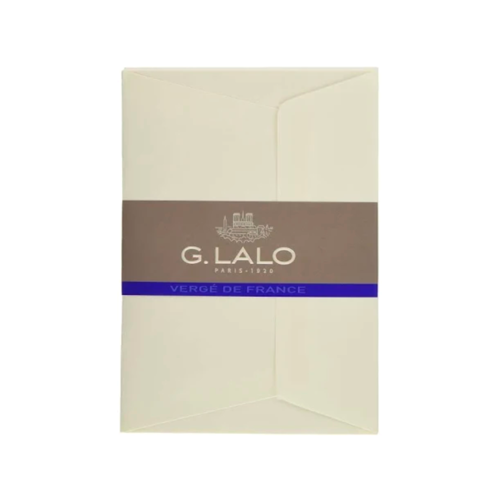 G. Lalo A6 Self-Sealing Lined Envelopes - Ivory