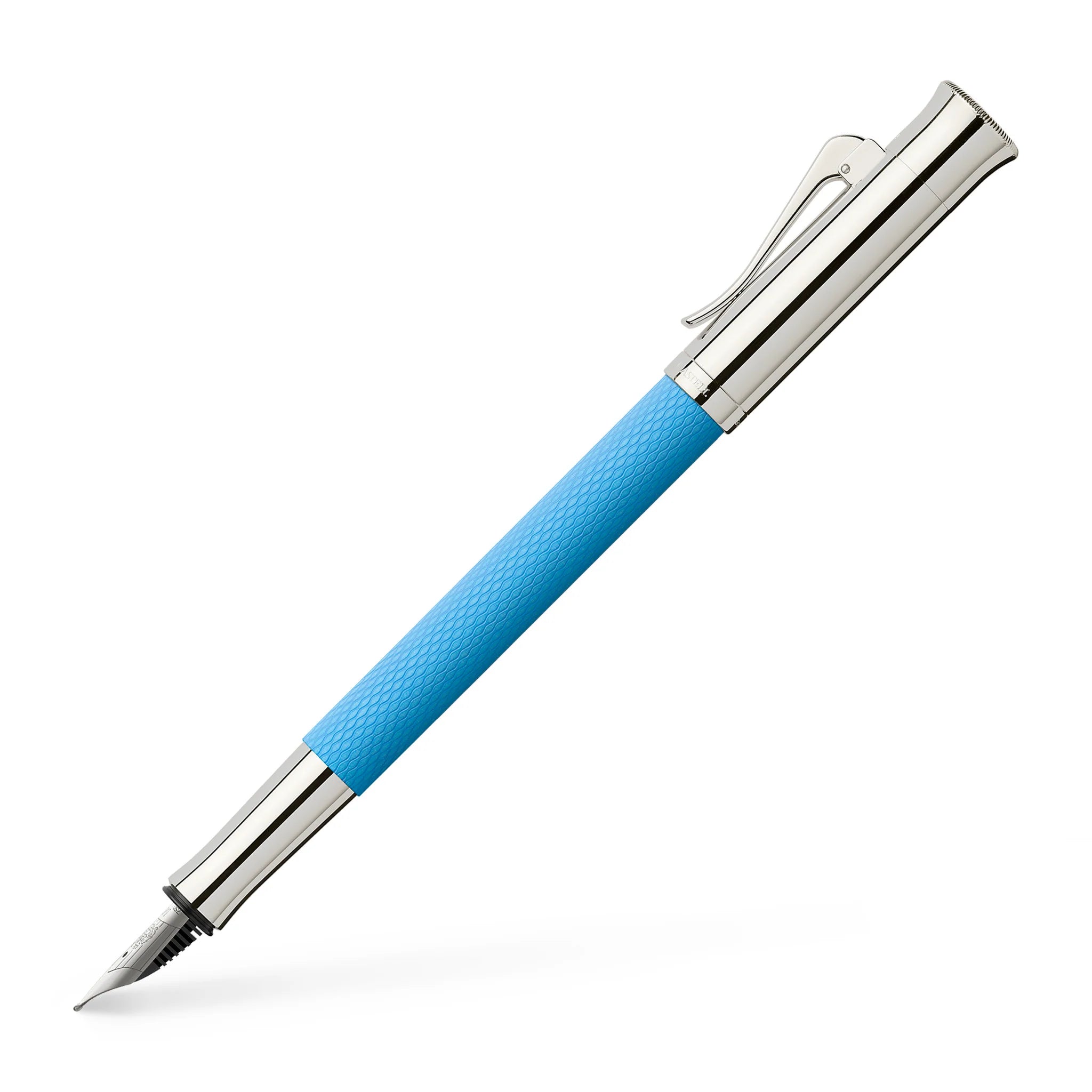 Graf von Faber-Castell Fountain Pen - Guilloche Gulf BlueFine