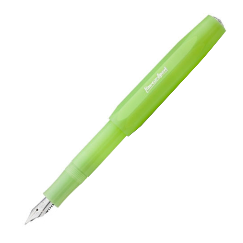 Kaweco Frosted Sport Fountain Pen - LimeExtra-Fine