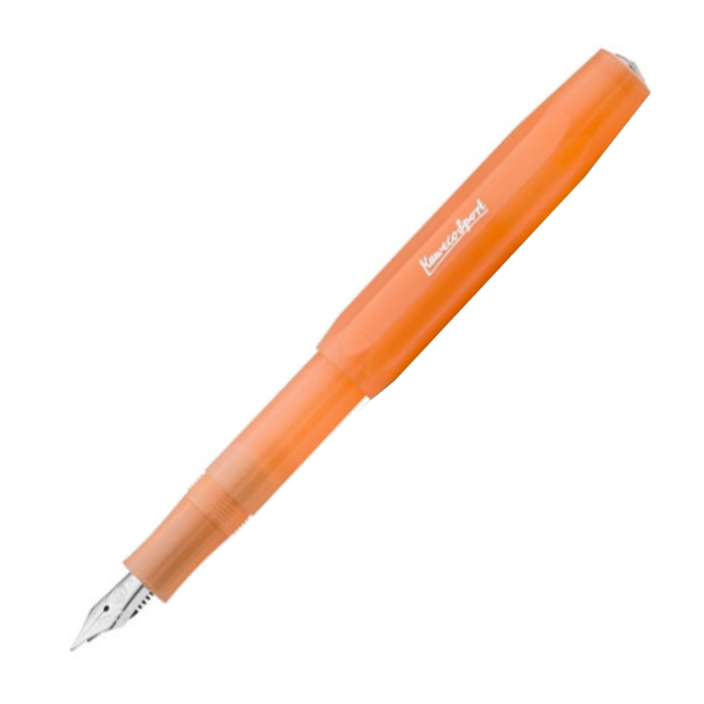 Kaweco Frosted Sport Fountain Pen - MandarinExtra-Fine
