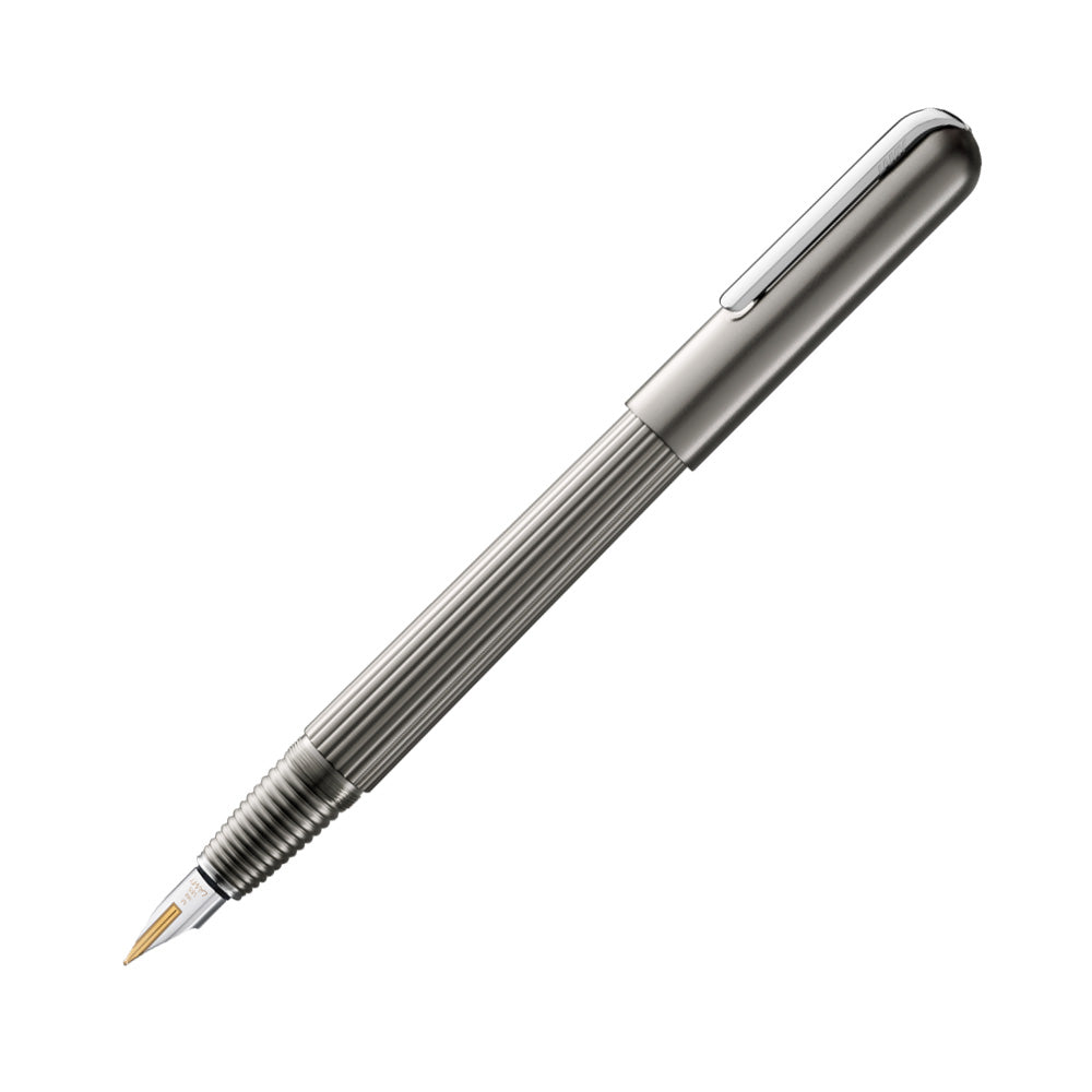 LAMY imporium Fountain Pen - Titanium with Platinum TrimExtra Fine