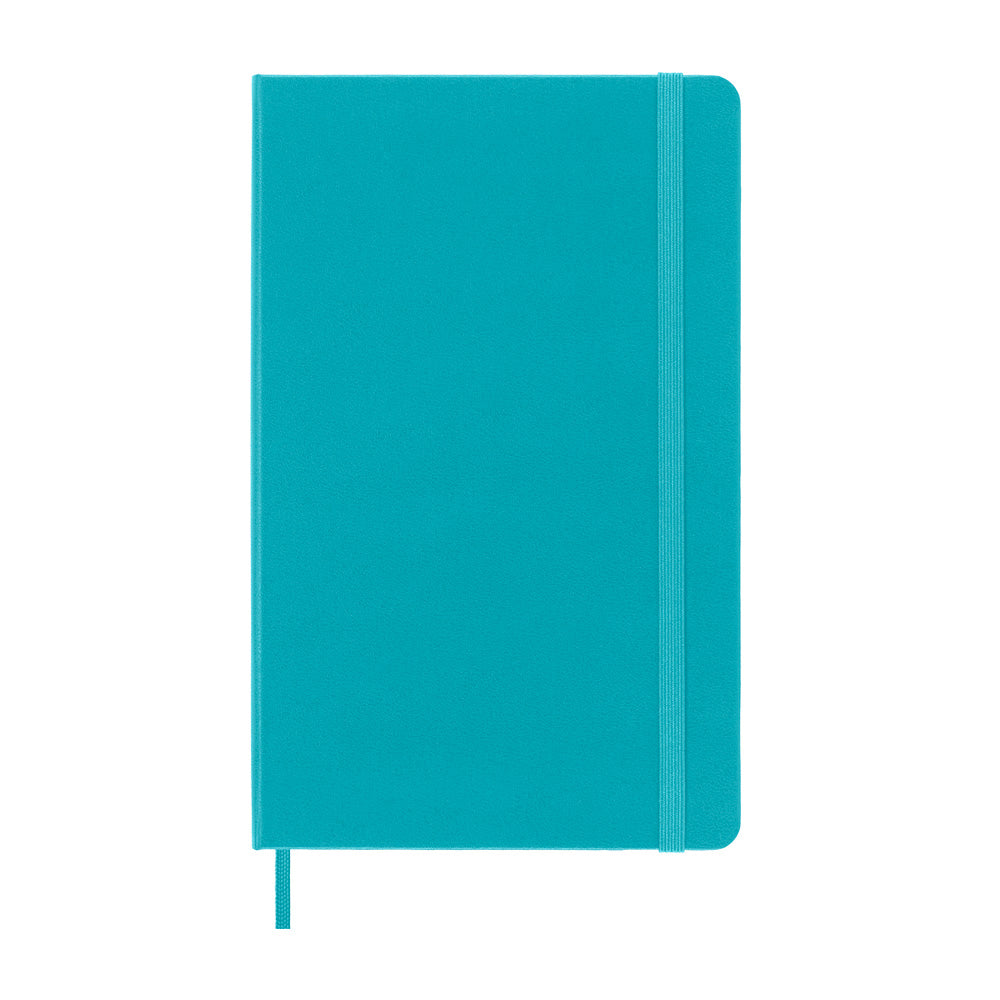 Moleskine Large Hardcover Classic Plain Notebook - Reef Blue