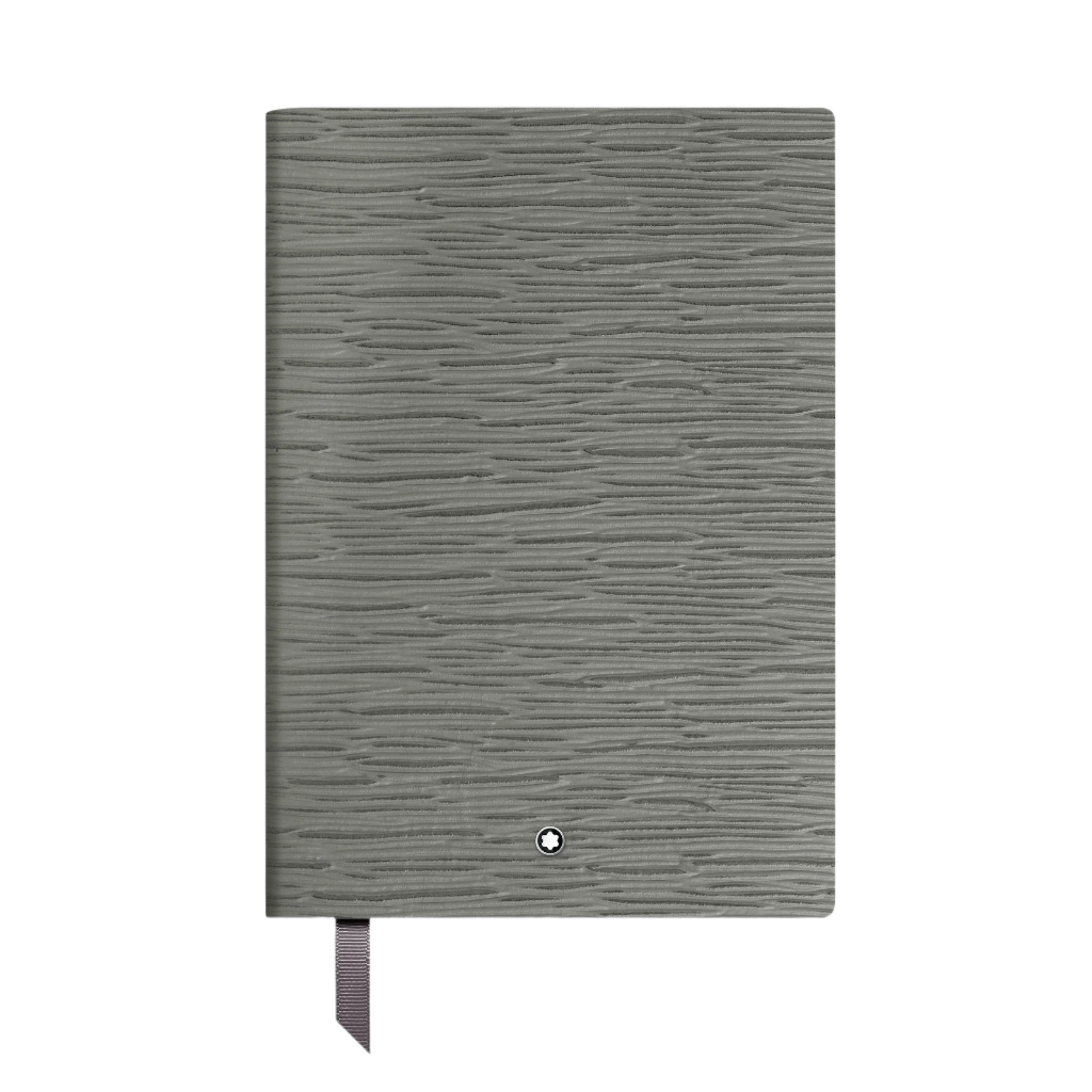 Montblanc #146 Medium Notebook - Grey Leather (Lined)