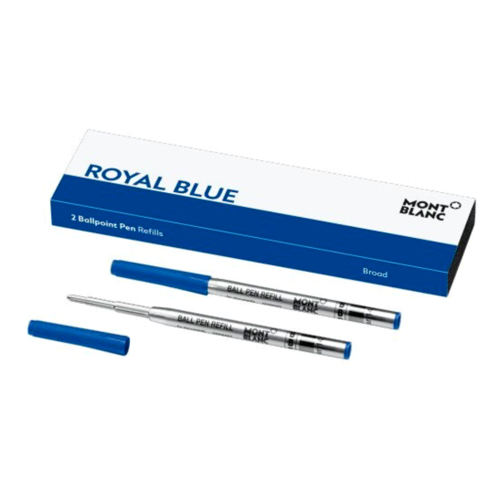 Montblanc Ballpoint Refill - Royal Blue (2 ea)dFine