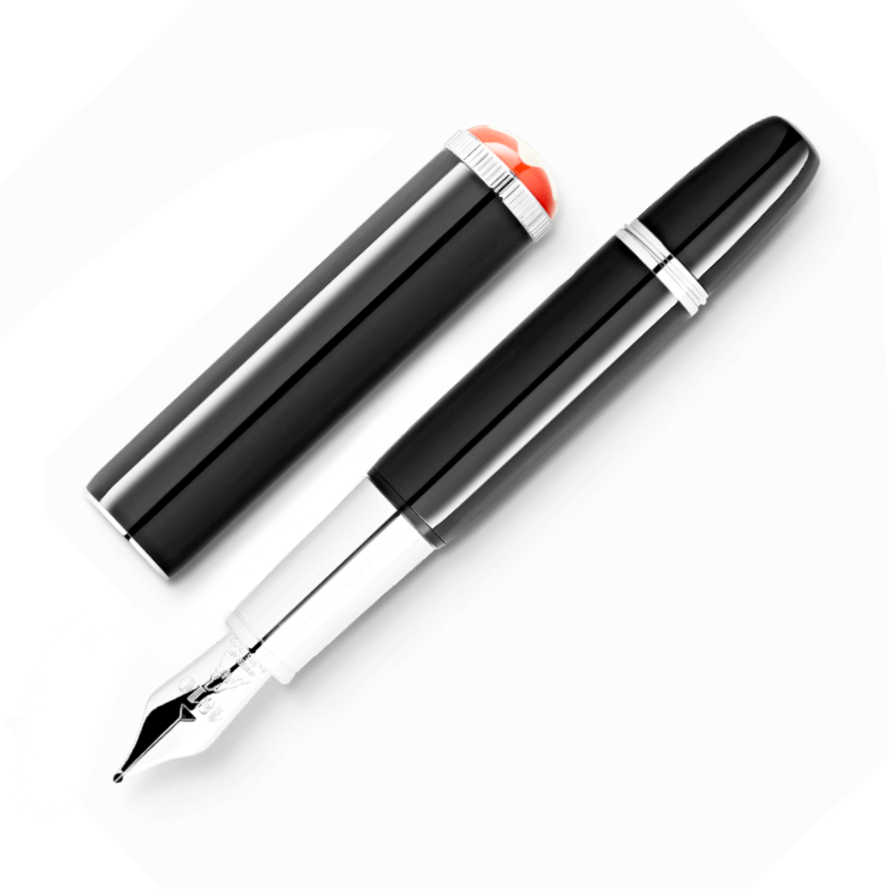 Montblanc Rouge et Noir "Baby" Fountain Pen - Black (Heritage Special Edition)Fine