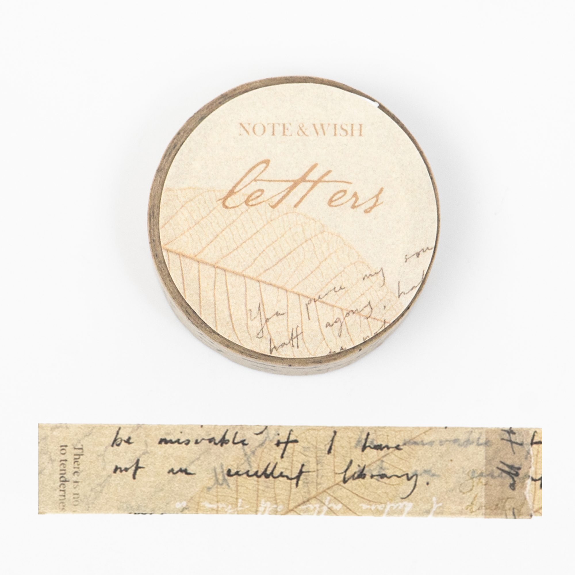Note & Wish Washi Tape - Letters