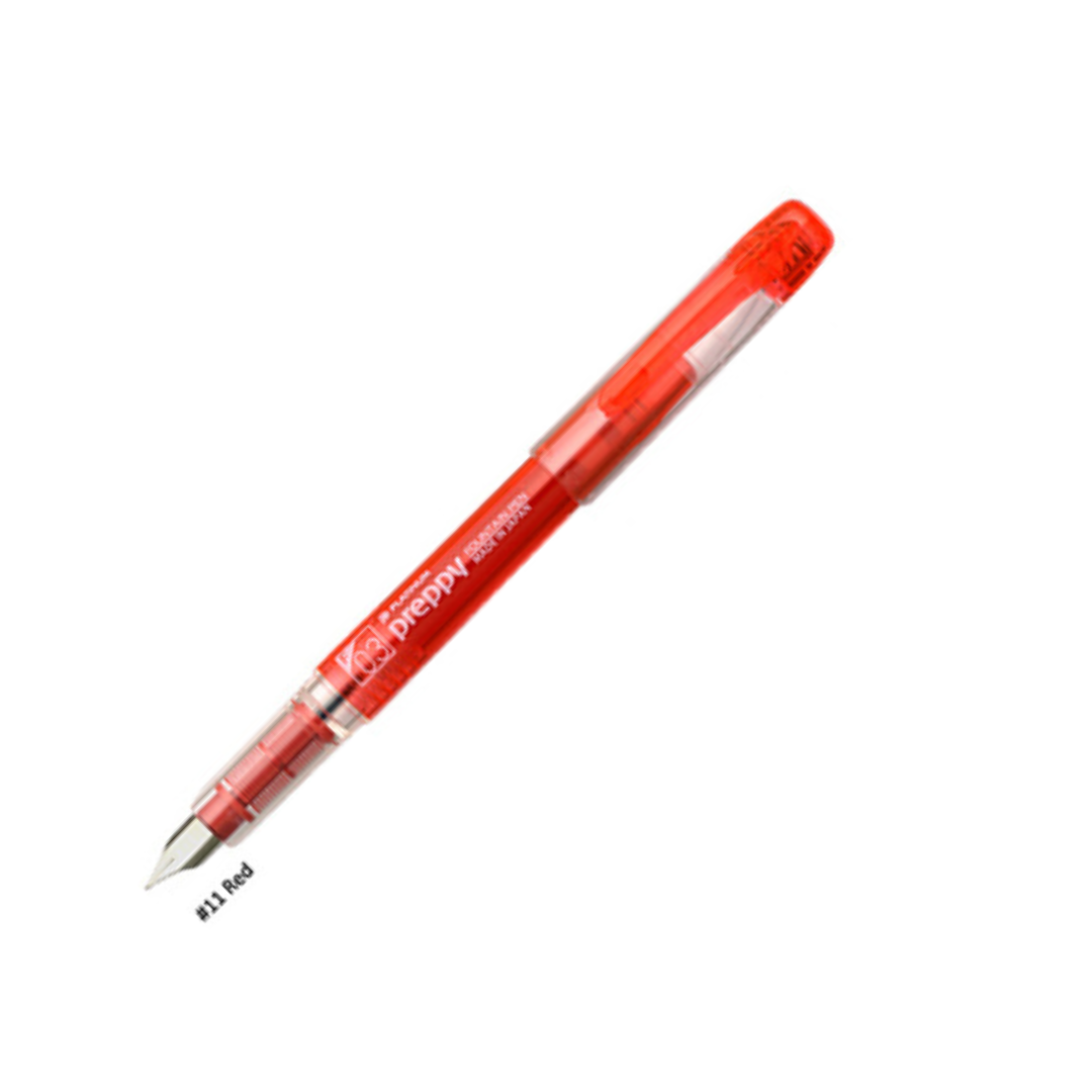 Platinum Preppy Fountain Pen - #11 RedExtra-Fine .2mm
