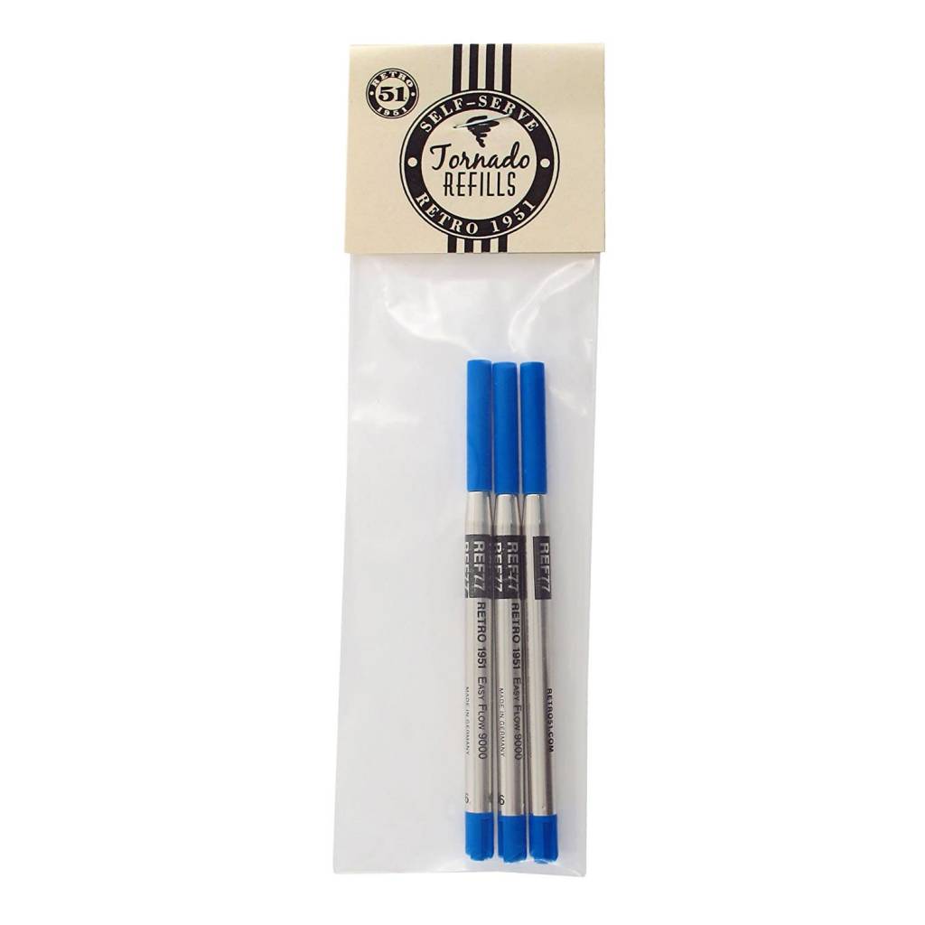 Retro 51 Ballpoint Refill (Easy Flow 3 ea)Black