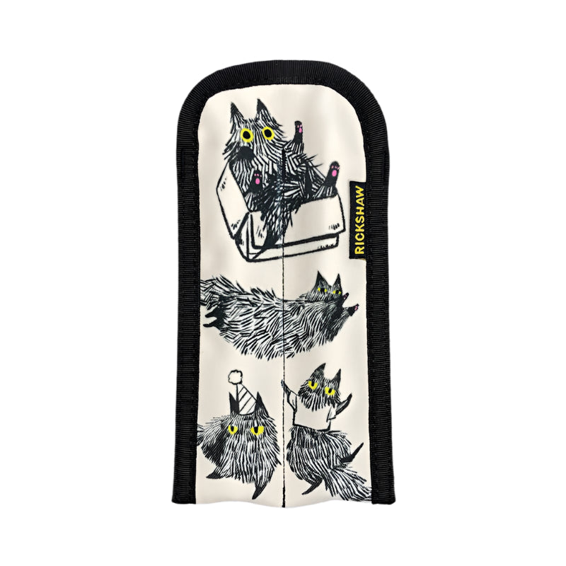 Rickshaw Bagworks 2-Pen Coozy Sleeve - Yuki Cat (L)
