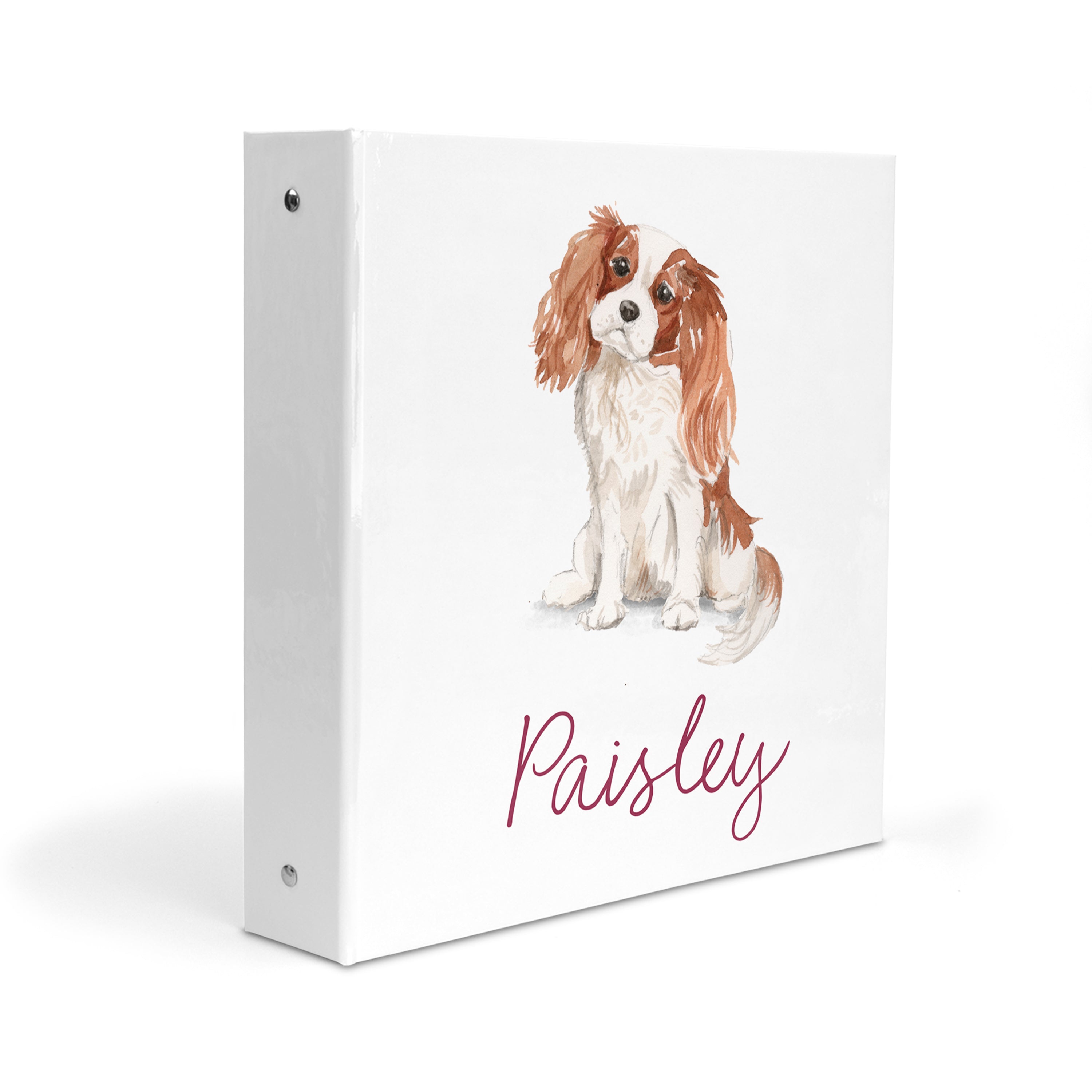 Custom Dog Puppy Personalized Custom 2" 3 Ring Binder  School Office Supplies