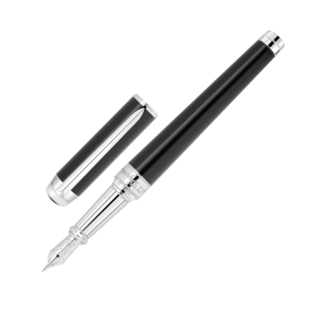 S.T. Dupont Eternity XL Fountain Pen - Black LacquerMedium
