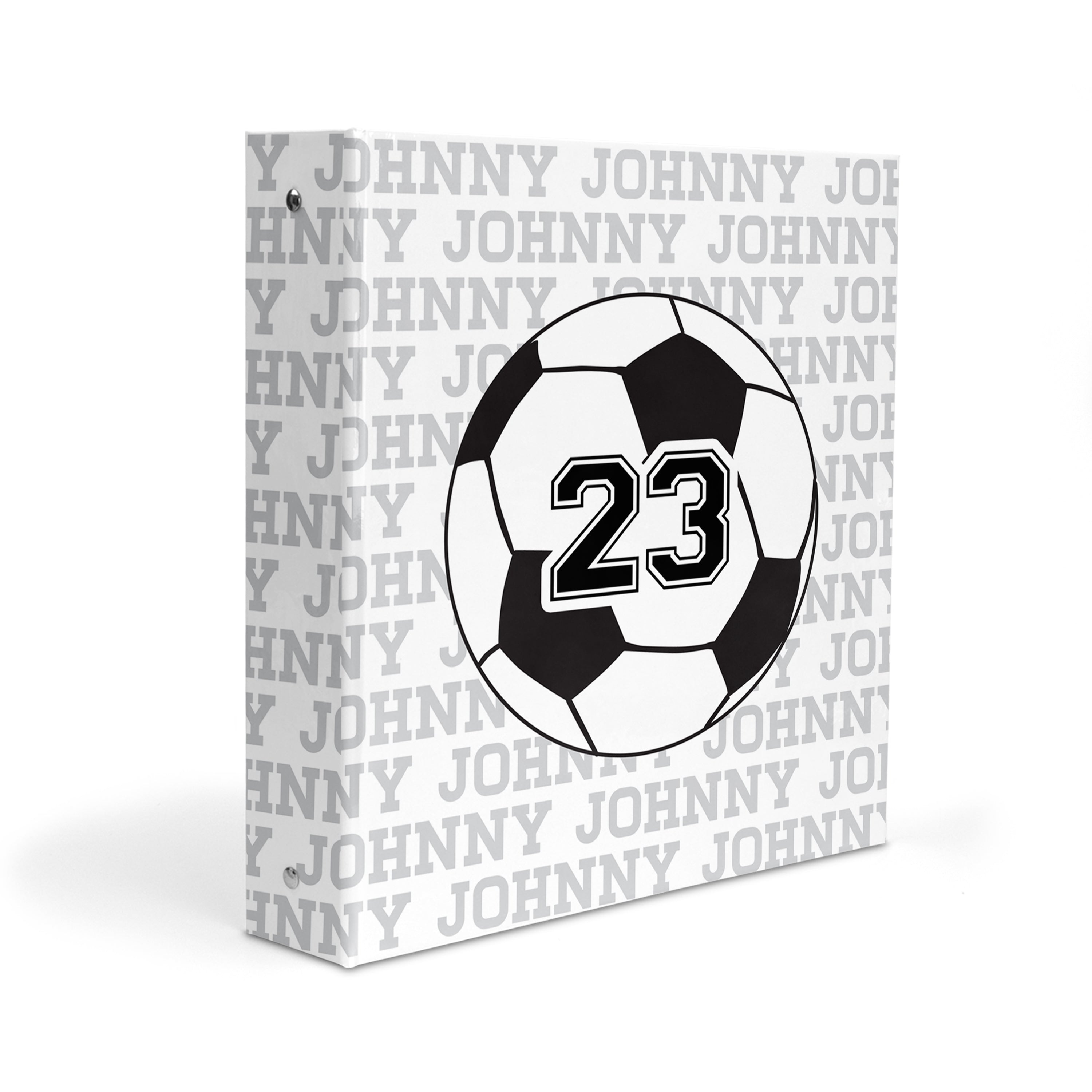 Soccer Sports Personalized Custom 2" 3 Ring Binder  School Office Supplies