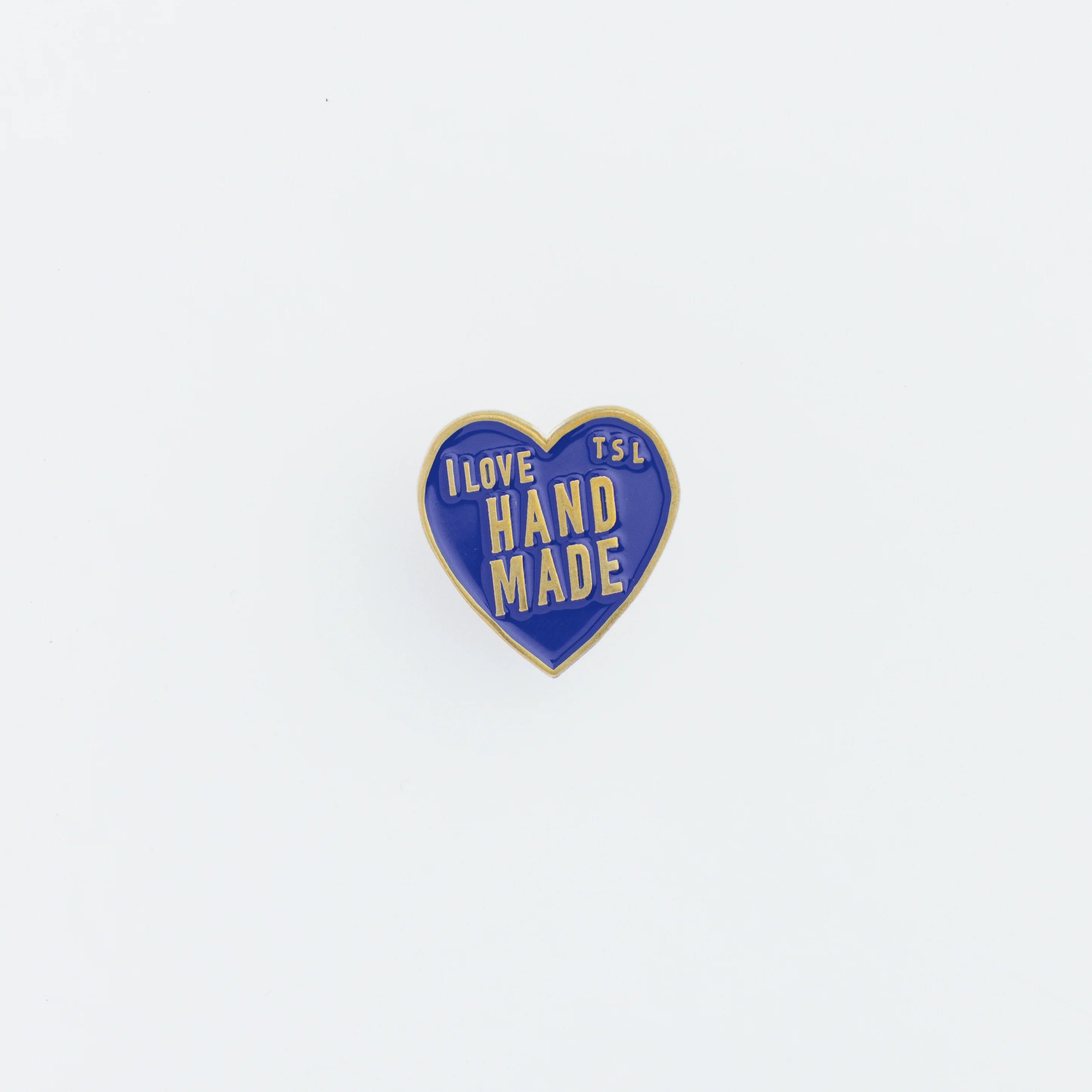 The Superior Labor Heart Logo Pin - Marine Blue