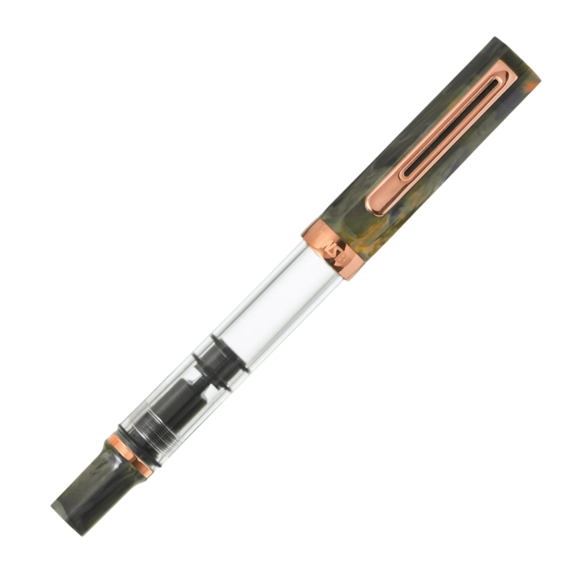 TWSBI ECO Fountain Pen  - Serpentine with Bronze TrimExtra Fine