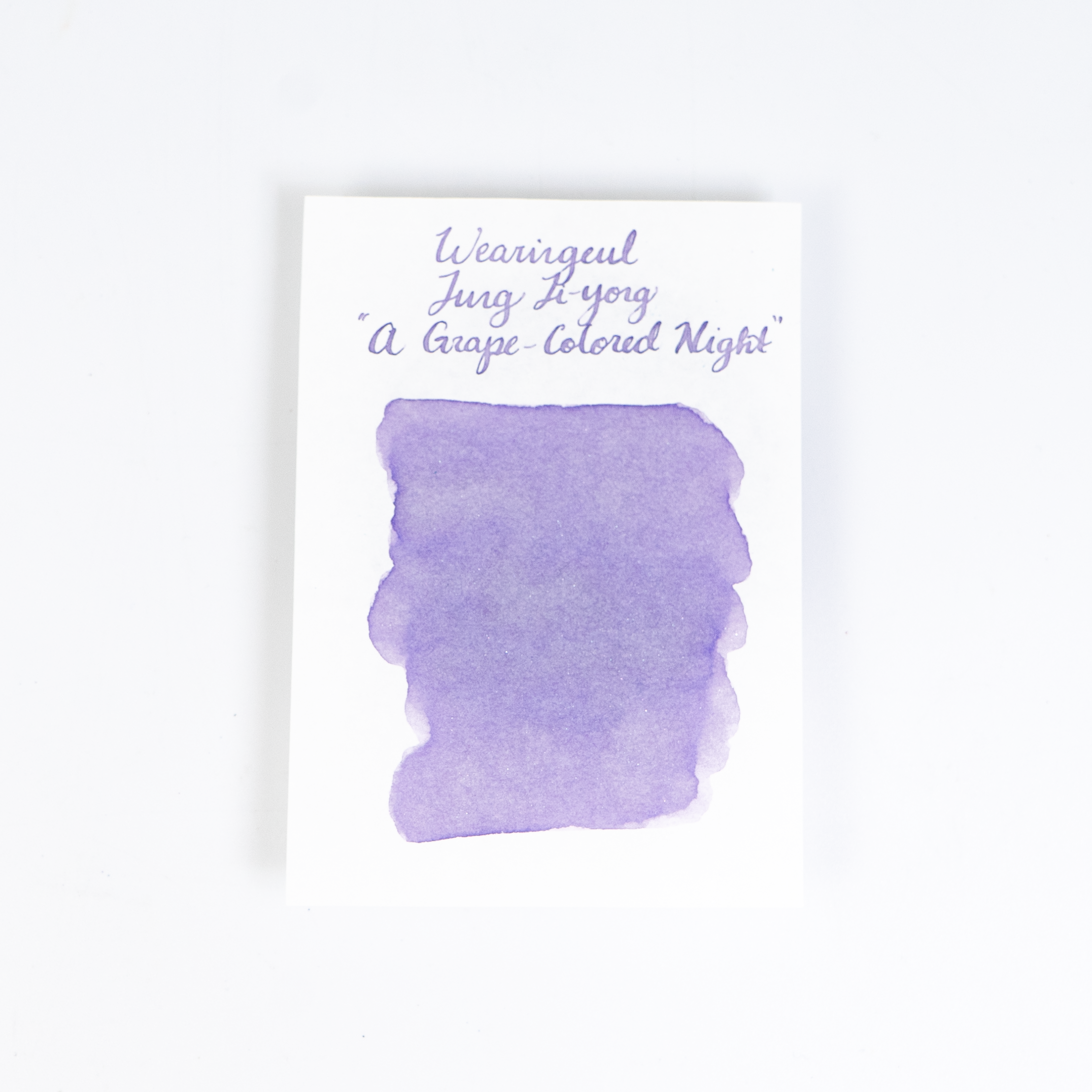 Wearingeul The Night in Colored Grape Glistening (30ml) Bottled Ink