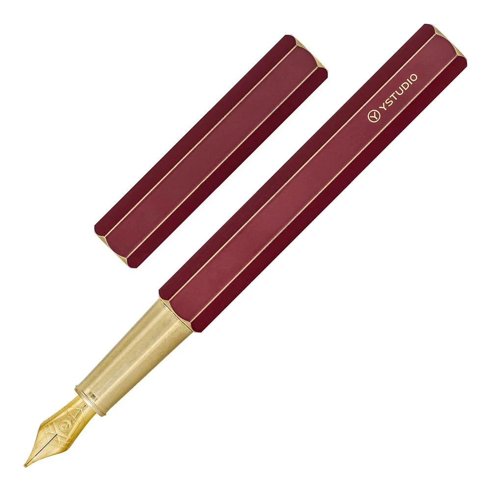 ystudio Classic Fountain Pen - RedFine