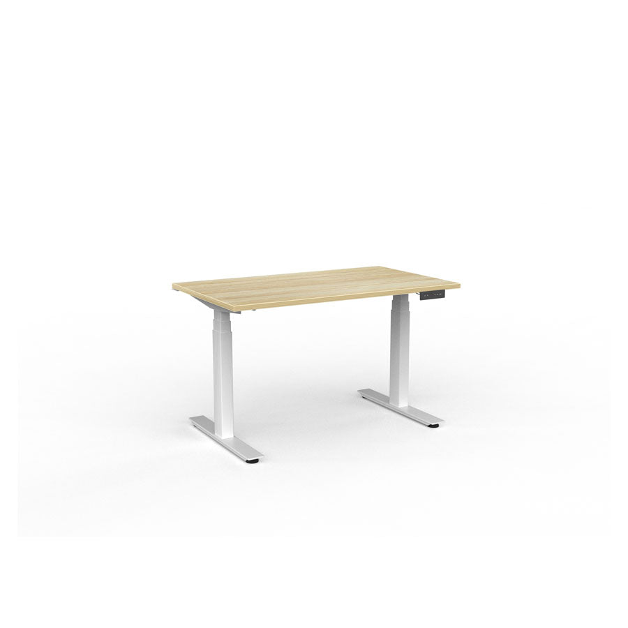 Agile Electric 3-Column Individual Desk1200 x 700 / White / White