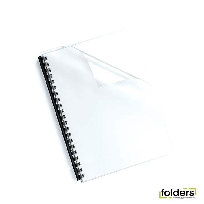 Fellowes Binding Covers A4 150mic Clear Pack 100