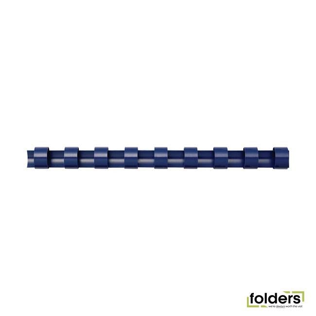 Fellowes Plastic Binding Combs 12mm Blue Pack 100